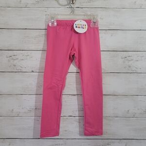 BNWT DOT DOT SMILE Baby Girl Solid Pink Buttery Soft Leggings Size 2T